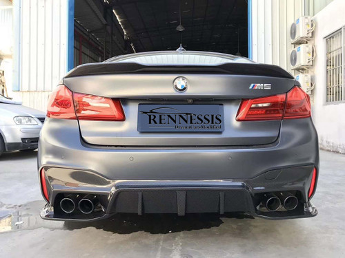 BMW G30 F90 M5 EVO PRO Carbon Fibre Boot Lip Spoiler