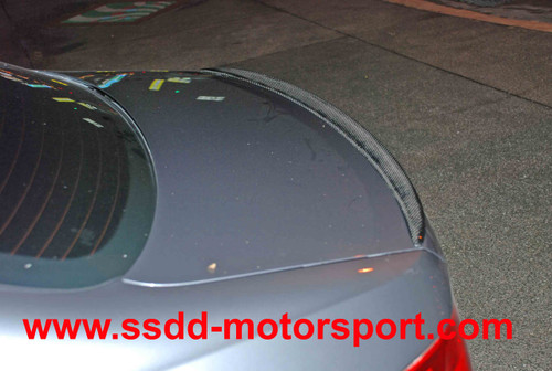 BMW E46 Convertible Aero Carbon Rear Boot Lip Spoiler - SSDD MotorSport Ltd