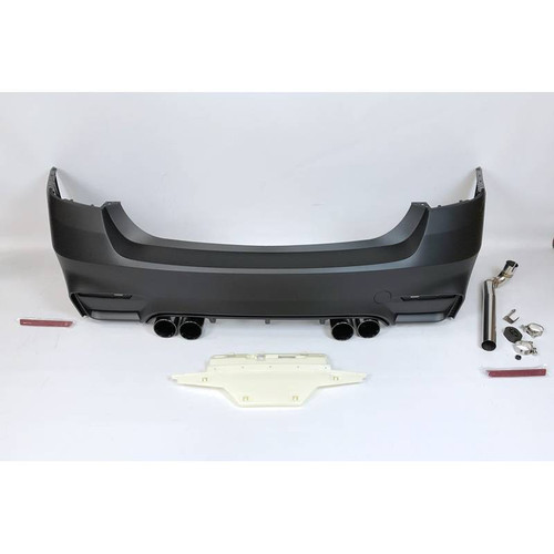 M3 Look Rear Bumper with Quad Exhaust Tips for BMW F30 3 series