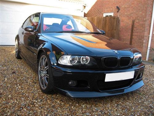 E46 Coupe Convertible 99-03 M3 01-06 Gloss Black Kidney Grilles
