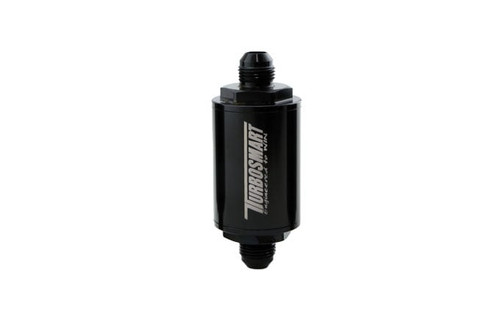 Turbosmart FPR Billet Fuel Filter 10um AN-8 - Black