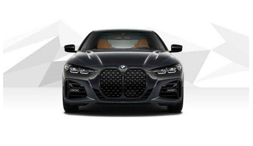 Genuine BMW G22 G23 M Performance Honeycomb Gloss Black Front Grilles