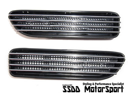 BMW E46 M3 OE Look Chrome Side Vents Grilles