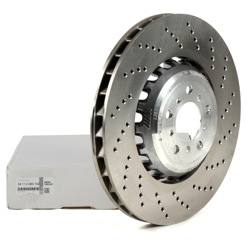 Genuine BMW 34112284102 Ventilated Drilled Front RIGHT Brake Disc F10 M5 F06 F12 F13 M6 Genuine BMW 34112284102 Ventilated Drilled Front RIGHT Brake Disc F10 M5 F06 F12 F13 M6