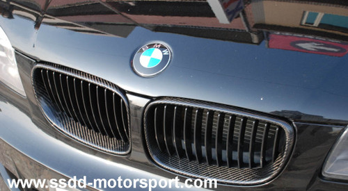 BMW E82 E88 Carbon Fibre Kidney Grilles