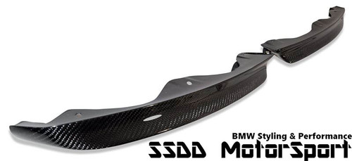 E81 E87 MSport Performance Carbon Fibre Front Splitters