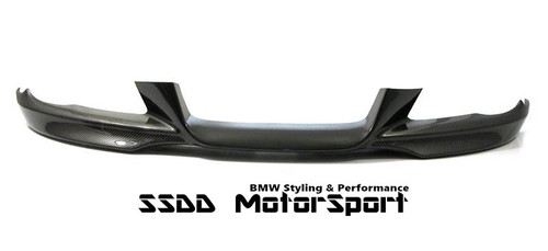 Aero front spoiler with carbon fibre edges for BMW E92 E93 SE Pre-LCI models