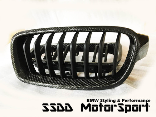 F30 F31 Carbon Fibre Kidney Grilles