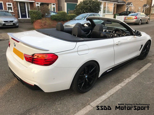 Painted V Racing Spoiler for F33 4 Series & F83 M4 Convertible