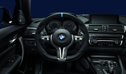 Genuine BMW M Performance Flat Bottom Steering Wheel for F80 M3 F82 F83 M4 - 32302413014 32302345203
