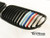 E92 E93 LCI (Non M3) Gloss Black Kidney Grilles with Tri Colours