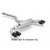 Eisenmann BMW G20/21 M340i, M340i xDrive. 4x90mm tips, Straight cut Aluminium exhaust tips