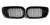 E46 4/5 Door Facelift 01-05 Matt Black Kidney Grilles