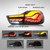 BMW F32 F33 F36 F8X M4 GTS OLED Look Rear Tail Lights Retrofit Kit, Red Clear