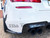 BMW F10 M5 & F10 Msport Carbon Fibre Rear Bumper Extensions