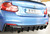 Rieger Tuning Gloss Black Diffuser for BMW F22 F23 M235i Dual Exhaust 