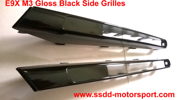 E90 E92 E93 M3 Competition Gloss Black Grilles and Vents Set