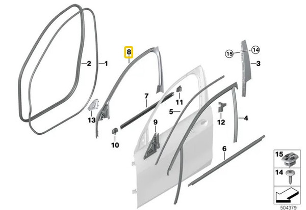 Genuine BMW F40 1 Series Harman Kardon A Pillar Frame Trims, 51339873235 51339873236