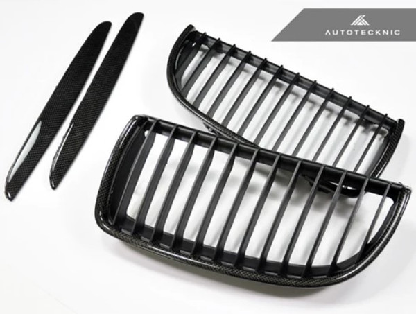 AUTOTECKNIC Carbon Fibre Kidney Grilles for BMW E90 E91 3 Series | Pre-LCI 05-07 (ATK-BM-0064)