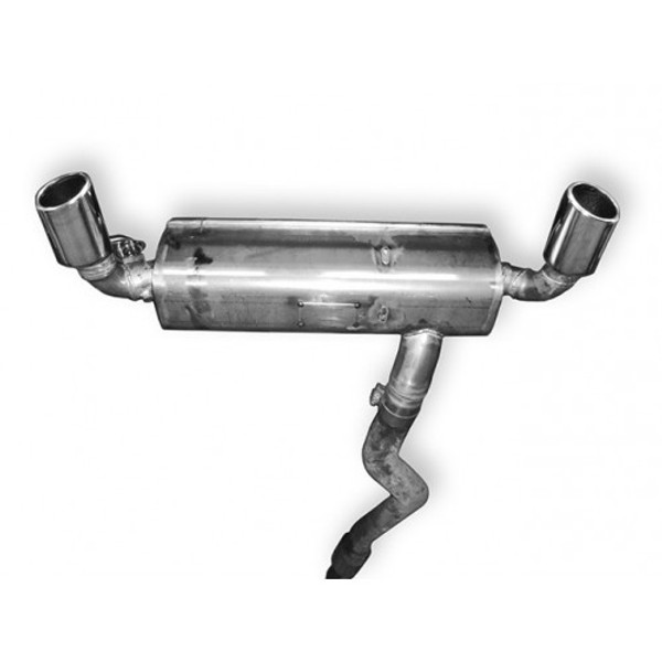 Eisenmann Performance Exhaust Rear Muffler for BMW F20 F21 M140i with 90mm Tips