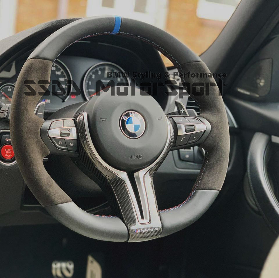 BMW F8X M3 M4 M Performance Flat Bottom Steering Wheel