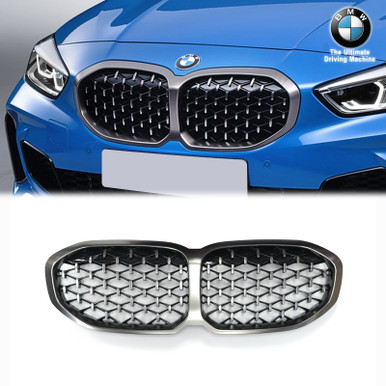 GENUINE BMW F40 M135i M Performance Titanium Grey Grilles - SSDD MotorSport  Ltd