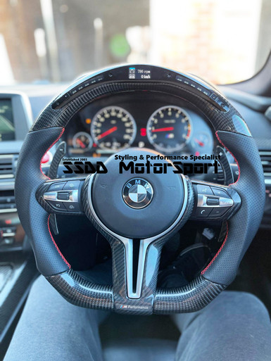 Bmw f10 sale custom steering wheel