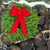 Classic simple wreath with red bow