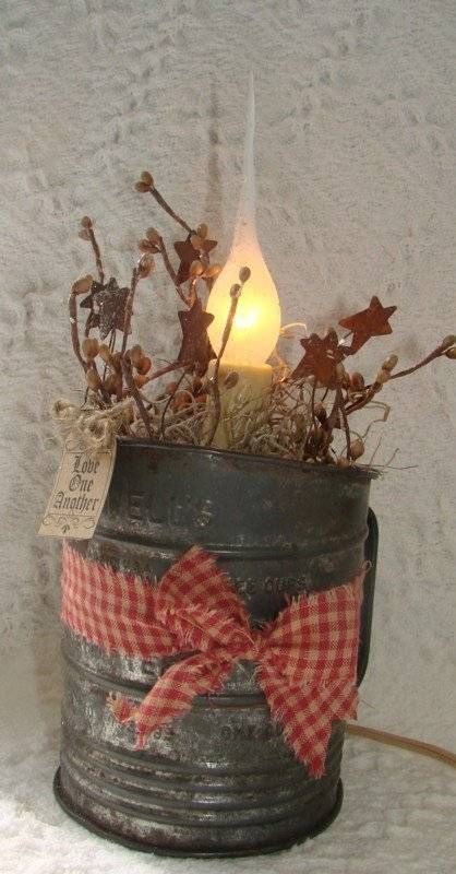 Rustic Christmas Table Centerpieces - Harbor Farm