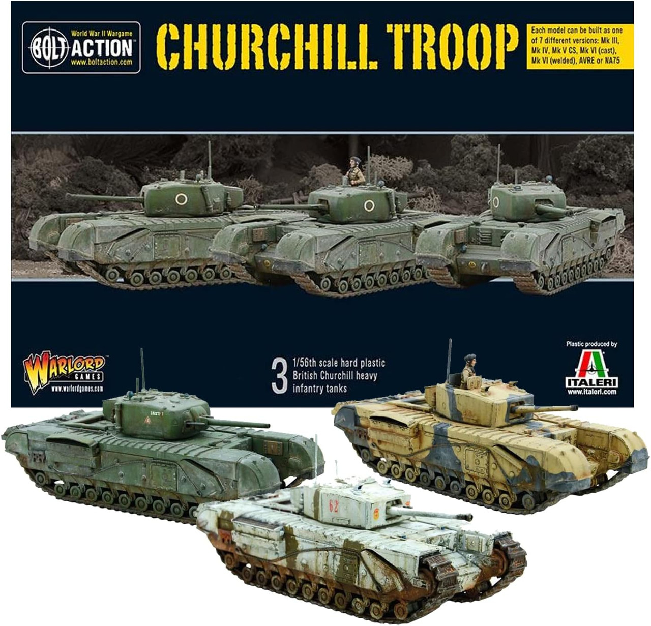 Churchill tank - Mk I-V & variants (British)