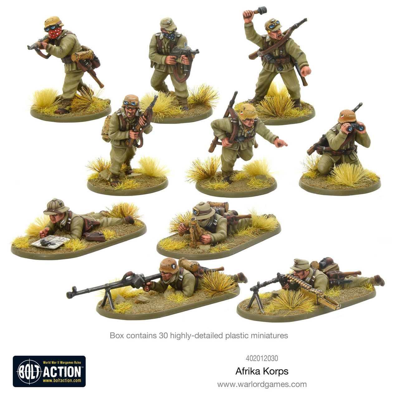 Figurine Britains 9694 Afrika Korps Dispatch Rider - Politoys NEUF Jamais Déballé