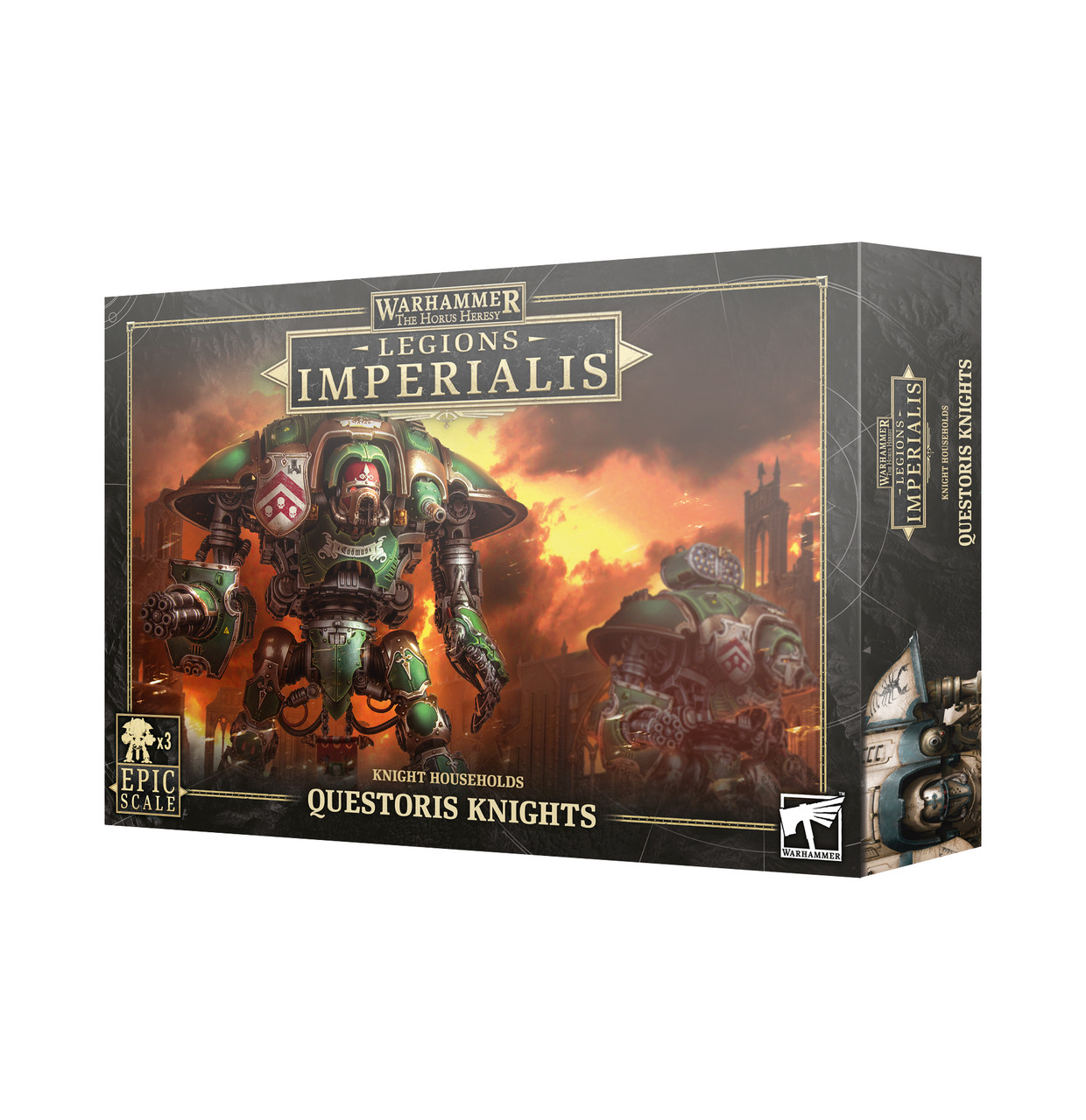 Warhammer 40K – Chevalier Questoris Imperial Knights – Maquette Plastique à Monter – Multi-options
