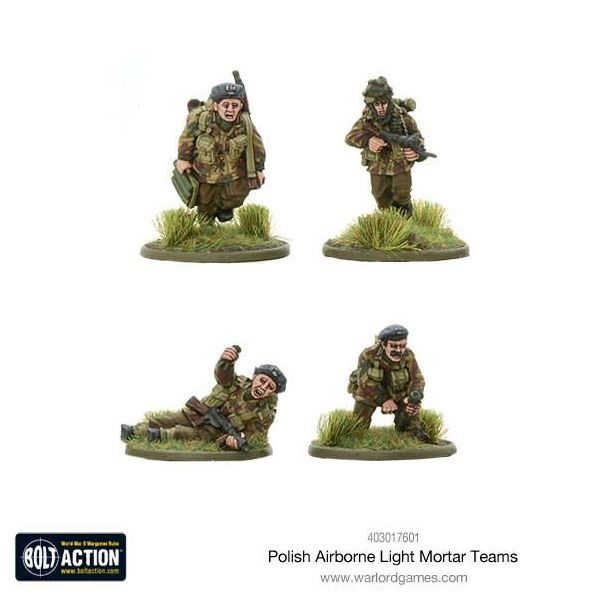 Bolt Action US Airborne Bazooka & Light Mortar Teams (1944-45) - 28mm Wargaming Miniatures For Tabletop Battles