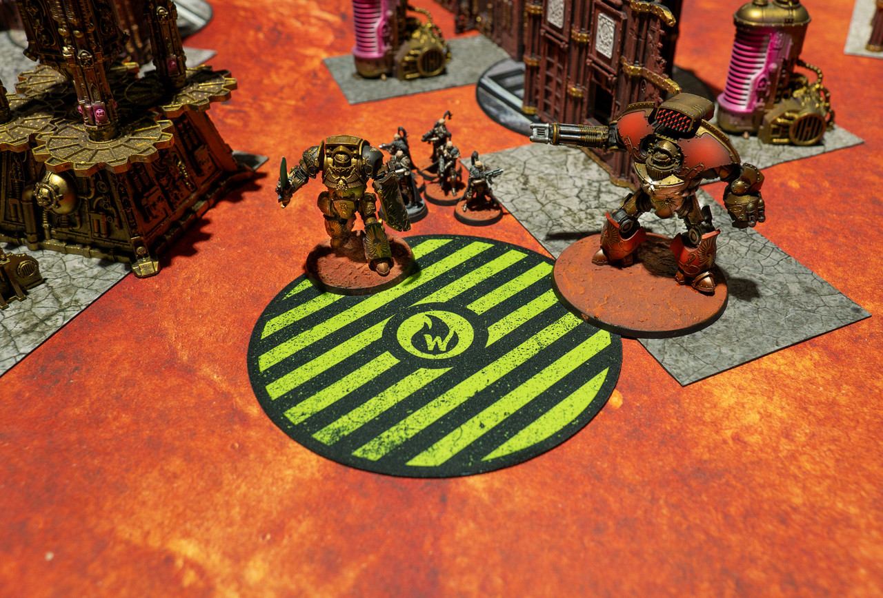 Warpfire: 40k Hazard Objective Markers (Set of 6)