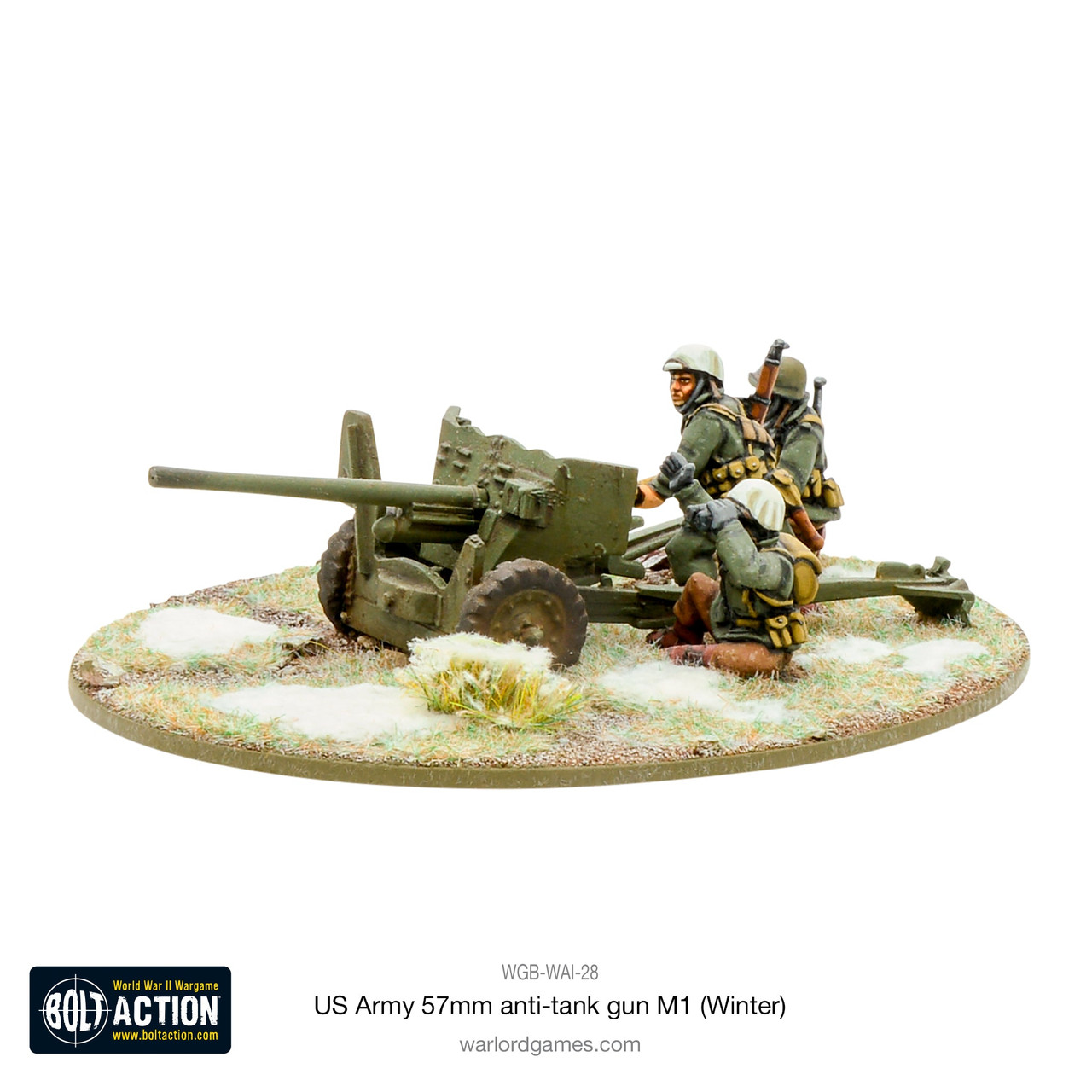 Bolt Action: US Army M1 57mm Anti-Tank Gun (Winter)