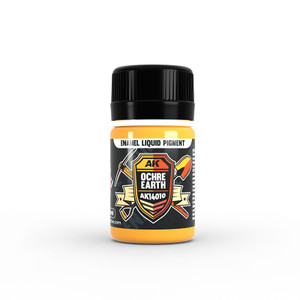 AK Interactive: Ochre Earth - Enamel Liquid Pigment - 35ml AK Interactive: Ochre Earth - Enamel Liquid Pigment - 35ml