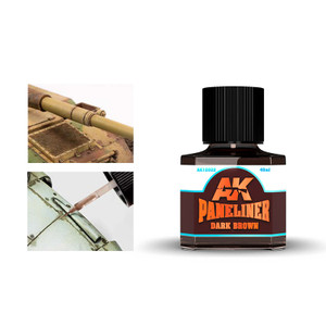 AK Interactive: Dark Brown Paneliner - 40ml AK Interactive: Dark Brown Paneliner - 40ml