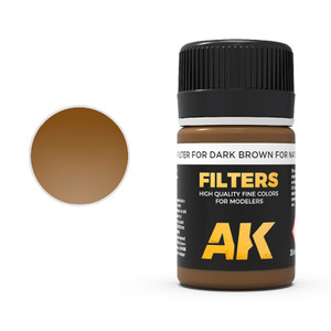 AK Interactive: Filters - Dark brown for NATO and Green - 35ml AK Interactive: Filters - Dark brown for NATO and Green - 35ml