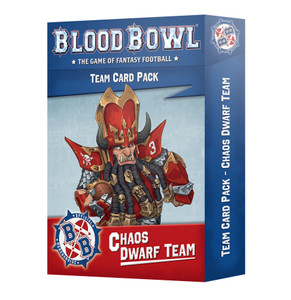 Blood Bowl: Chaos Dwarf Team Card Pack Blood Bowl: Chaos Dwarf Team Card Pack