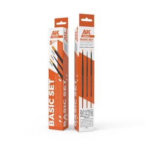 AK Interactive: Basic Brushes Set NIB AK Interactive: Basic Brushes Set NIB