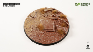 Gamers Grass: Badlands Bases -  Round 90mm (x1) Gamers Grass: Badlands Bases -  Round 90mm (x1)