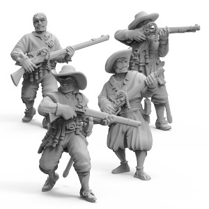 Blood & Plunder: Hostigadores Unit (Spanish)