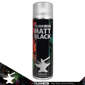 Colour Forge Spray: Matt Black (500ml) Colour Forge Spray: Matt Black (500ml)