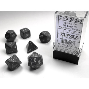 Chessex: 7-Die Set Speckled: Hi-Tech