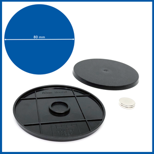 Cobalt Keep: Round - 80mm Round Base - 2 Pack with Magnets Cobalt Keep: Round - 80mm Round Base - 2 Pack with Magnets