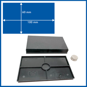 Cobalt Keep: Rectangle - 100mm x 60mm Rectangle Bases - 4 pack with Magnets Cobalt Keep: Rectangle - 100mm x 60mm Rectangle Bases - 4 pack with Magnets