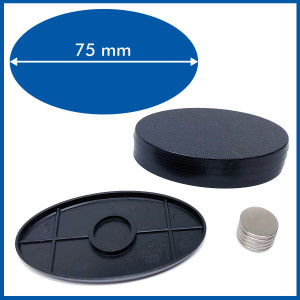Cobalt Keep: Oval - 75mm Oval Bases - 5 Pack with Magnets Cobalt Keep: Oval - 75mm Oval Bases - 5 Pack with Magnets
