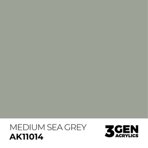 AK Interactive: Medium Sea Grey Acrylic Paint - 18ml AK Interactive: Medium Sea Grey Acrylic Paint - 18ml