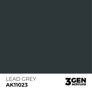 AK Interactive: Lead Grey Acrylic Paint - 18ml