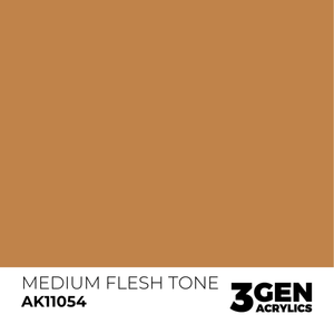 AK Interactive: Medium Flesh Tone Acrylic Paint - 18ml